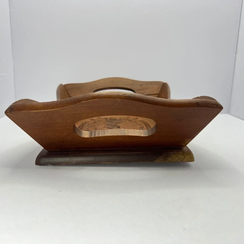 Handmade Wood Bread Tray 